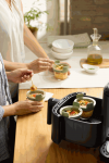 Lku Air Fryer Glass Mini Cups, Set of 4 - Transparent