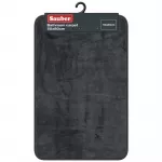 SAUBER Dark grey bathroom mat 50x80 cm