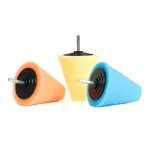 Amio Cone-shaped polishing sponges for automotive car wheels, 3 pcs