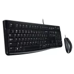 LOGITECH Keyboard and Mouse Set MK120 - Black