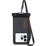MOBILE ORIGIN Waterproof Floating case 6.5", black/orange