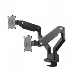 ONE For ALL Monitor mount Solid Dual black