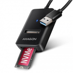 AXAGON ADM2-AM USB-A 10Gbps - M.2 NVMe  AND  SATA SSD adapter, 10cm USB-A