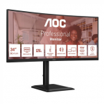 AOC CU34E4CV | 34" | VA | 21:9 | 120 Hz | 4 ms | 3440 x 1440 pixels | 2 HDMI ports | Black