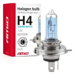 Amio Halogen bulb H4 12V 60/55W UV filter (E8) Super White