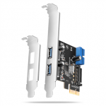 AXAGON PCI-Express card with two internal and two external USB 5Gbps ports | PCEU-232RS