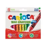 Carioca Wax crayons Maxi, 12 pcs