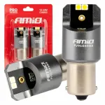 Amio LED CANBUS PRO series BA15S P21W 4x3030 SMD White 12/24V -03583