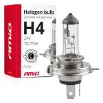 Amio Halogen bulb H4 24V 75/70W UV filter (E8)