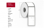 Capture Label 57 x 76mm, Core 25mm,  Direct Thermal, Coated,