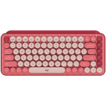 LOGITECH POP ICON KEYS - ROSE - US INT'L - BT - INTNL-973