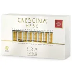 Labo Suisse Labo, Crescina, Transdermic HFSC 500, For Growth Stimulation, Ampoules Treatment Serum, For Scalp, For Women, 20 pcs, 3.5 ml
