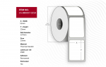 Capture Label 51 x 25mm, Core 25mm,  Thermal Transfer, Uncoated,