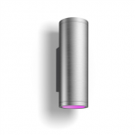 Philips Hue WCA Outdoor Wall Lantern, Inox | 8 W | 2000-6500 Hue White Color Ambiance