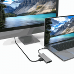 Hama 00200110 USB-C Hub, Multiport, 6 Ports, 2 x USB-A, USB-C, HDMI, SD, micro