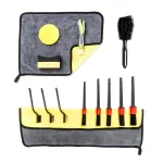 Amio Car detailing mix brush, sponge and microfiber set 14pcs