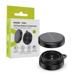 MOBILE ORIGIN AirTag Battery Extender A8 Black with CR2477 Battery