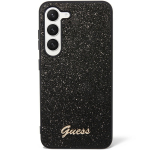 GUESS GUHCS23MHGGSHK S23+ S916 black hard case with Glitter Script