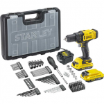 Stanley 18 V Screwdriver Kit, 2 Ah Battery | SFMCD700D2A-QW