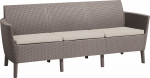 Keter Drza dvns trsvietgs Salemo 3 Seater Sofa bs