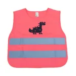 Amio Rescue vest for kids pink DINOSAUR -03989