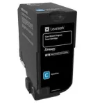 LEXMARK Toner 74C20C0 Cyan Standard