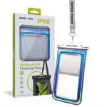 MOBILE ORIGIN Waterproof Floating Case 6.8"- glitter/white