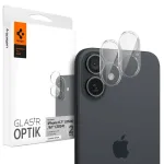 Spigen OPTIK GLAS.TR CAMERA PROTECTOR 2-PACK IPHONE 16 | 16 PLUS CRYSTAL CLEAR