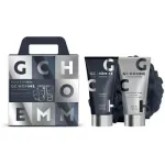 Grace Cole Men's Relax AND Refresh Gift Set ( Black Pepper AND Mandarin ) - Body care gift set with sponge ( 3 pcs )