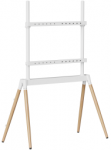Gembird TV stand 55" - 86" White/ Wood