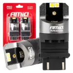 Amio LED CANBUS PRO series 3157 P27/7W 4x3030 SMD White 12/24V -03588