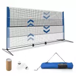 Badmintono Ir Teniso Tinklas 2-in-1 Su Transportavimo Krep&scaron;iu
