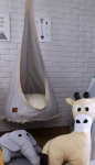 Supynė "Kokonas" Tinka Lauke ir Namie, Boho Stiliaus Su Kutais Kreminė