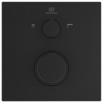 Ideal Standard Ceratherm C100 potinkinis termostatinis mai&scaron;ytuvas du&scaron;ui ir voniai, i&scaron;orinė dalis, matinė juoda