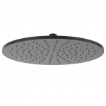 Ideal Standard lietaus du&scaron;o galva 300 mm su silikoniais purk&scaron;tukais, matinė juoda