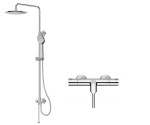 Vir&scaron;tinkinė du&scaron;o sistema Orion su Hansgrohe Ecostat 1001 CL termostatiniu vonios mai&scaron;ytuvu ir pripilymu voniai