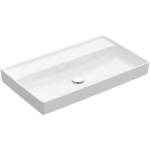 Praustuvas Villeroy & Boch Collaro 80x46.5 cm, be skylės mai&scaron;ytuvui, be perpylimo, CeramicPlus, TitanCeram (White Alpin)