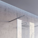 W SET-100 du&scaron;o kabinai Walk-In Wall, Corner | W SET-100 Wall/Corner black