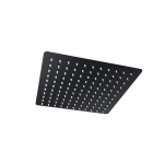 Lietaus du&scaron;o galva Corsan CMD25 Slim, kvadratinė, 25 cm, juodos spalvos, CMD25SBL