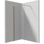 Walk-in du&scaron;o sienelė Deante Prizma, 70 cm, &scaron;lifuota bronza, KTJ_C37P