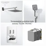 Potinkinis termostatinis du&scaron;o komplektas SlideTronic STEINBERG (Vokietija), Chromas