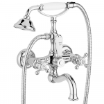 Bugnatese Arcadia mai&scaron;ytuvas voniai su du&scaron;o galvute spalvų pasirinkimas chromas, bronza, auksas