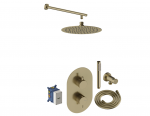 Sanycces termostatinė du&scaron;o sistema brush gold