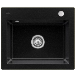 Keraminė virtuvės plautuvė Villeroy & Boch Subway 60 S, 600x510 mm, su CeramicPlus danga (pasirenkama spalva ir ventilis)