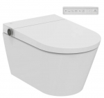 Pakabinamas, i&scaron;manusis klozetas i.Life E.,bidė f-ja, horizont. nuotakas, maitinimas i&scaron; tinklo,RimLS technologija,soft cl