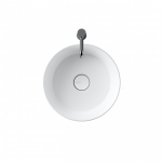 Pastatomas ant stalvir&scaron;io praustuvas Alice Ceramica Lavabo Spy Round 40x40