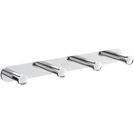 Keturgubas kabliukas ant montavimo plok&scaron;telės Deante Jasmin, chromas, ADJ_014L