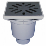 HL606.1 PERFEKT serijos trapas su porėmiu ir grotelėmis i&scaron; ketaus