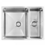 Nerūdijančio plieno i&scaron; apačios montuojama plautuvė Deante Egeria