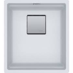 Franke Kubus 2 KNG 110-37 akmens masės plautuvė montuojama i&scaron; stalvir&scaron;io apačios balta